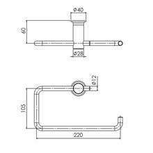 Tate Hand Towel Holder gallery detail image