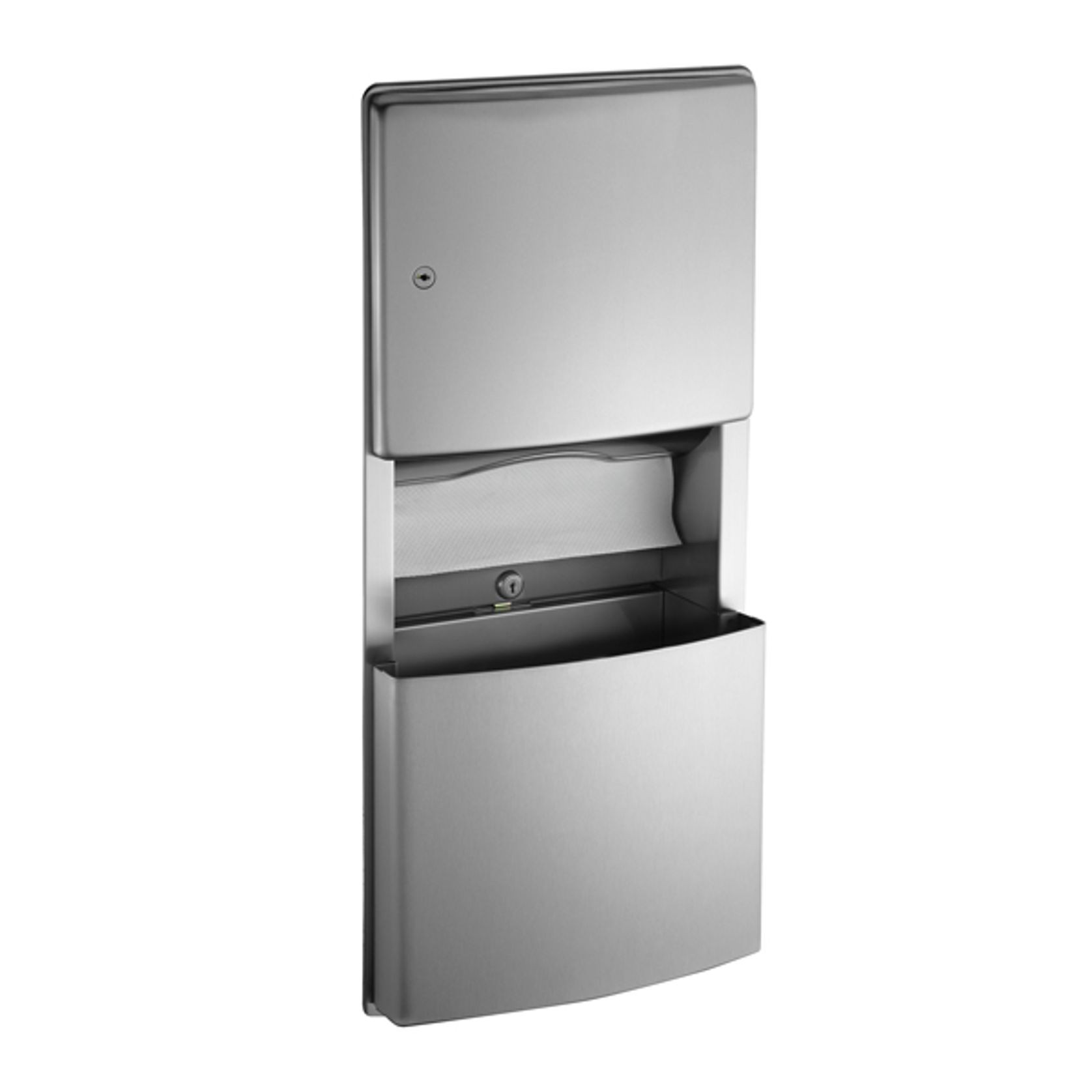 ASI Roval Recessed Mounted Paper Towel Dispenser and Waste Bin gallery detail image