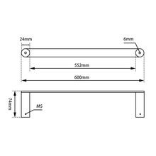 OX6501.TR |  Rushy - Single Towel Rail gallery detail image