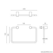 Swiss Towel Ring gallery detail image