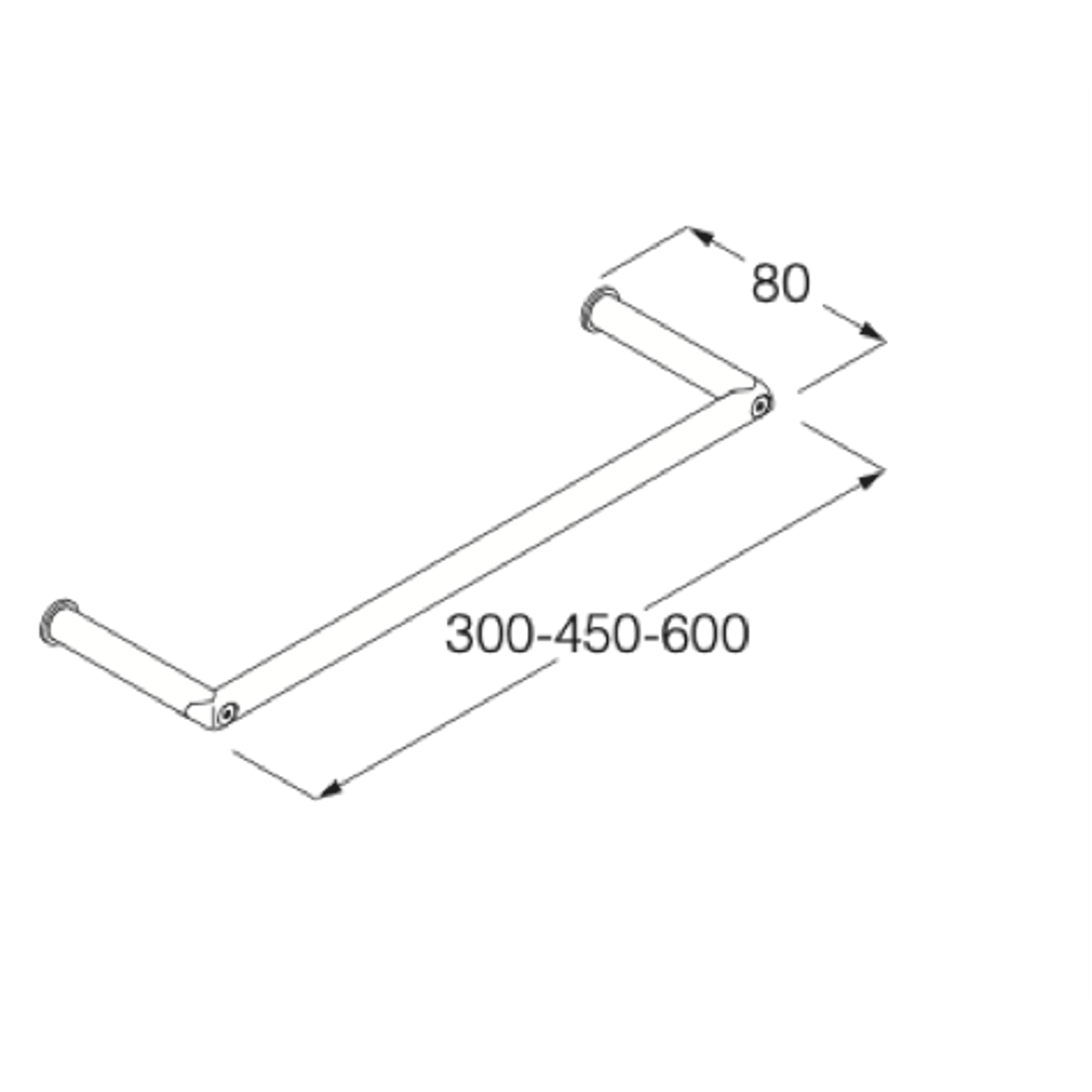 Minimal Towel Holder by Boffi gallery detail image