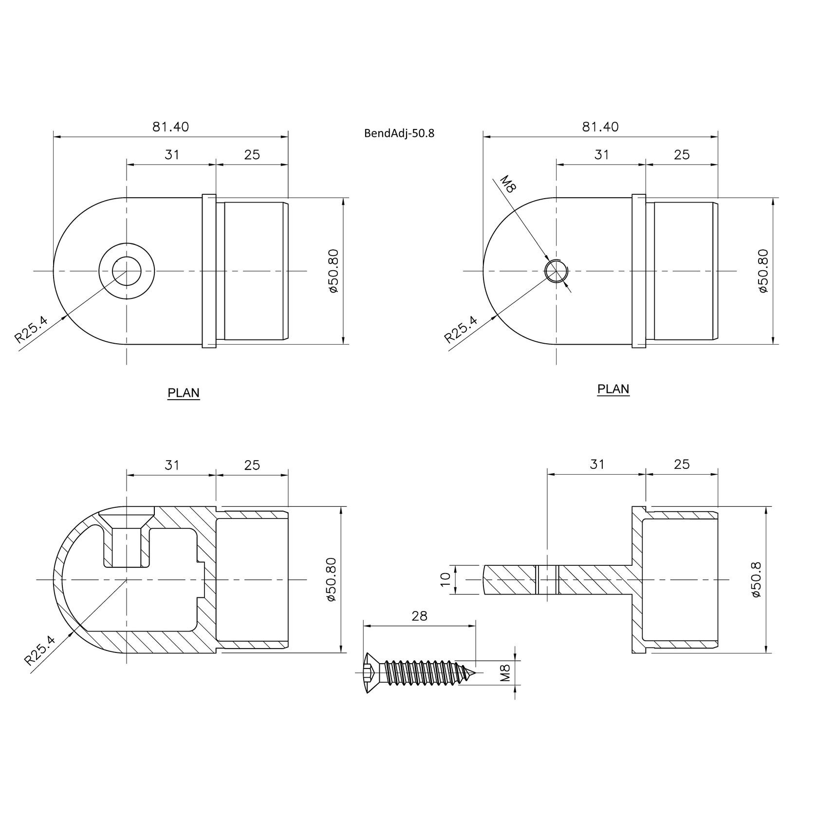 Adjustable Angle Tube Bend gallery detail image