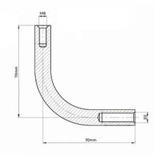 Bend 12mm x 70mm 316 gallery detail image