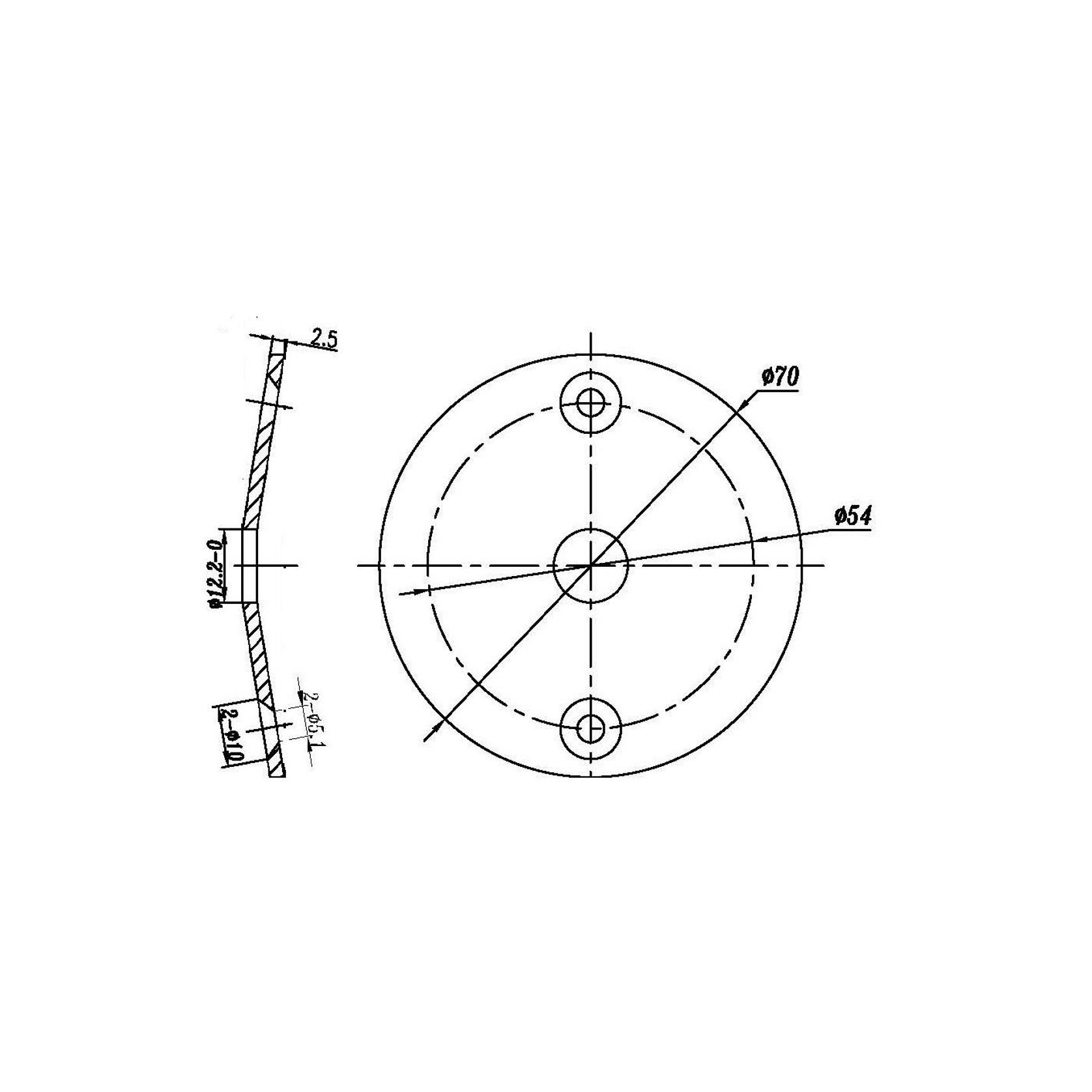 70 OD SS Coned Flanges gallery detail image