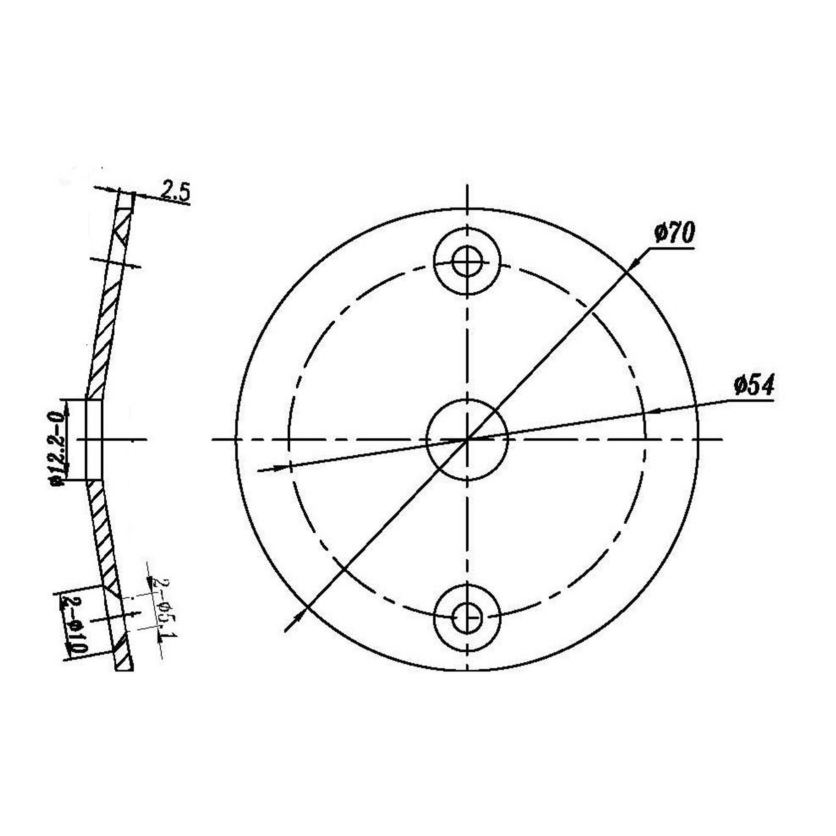 70 OD SS Coned Flanges gallery detail image