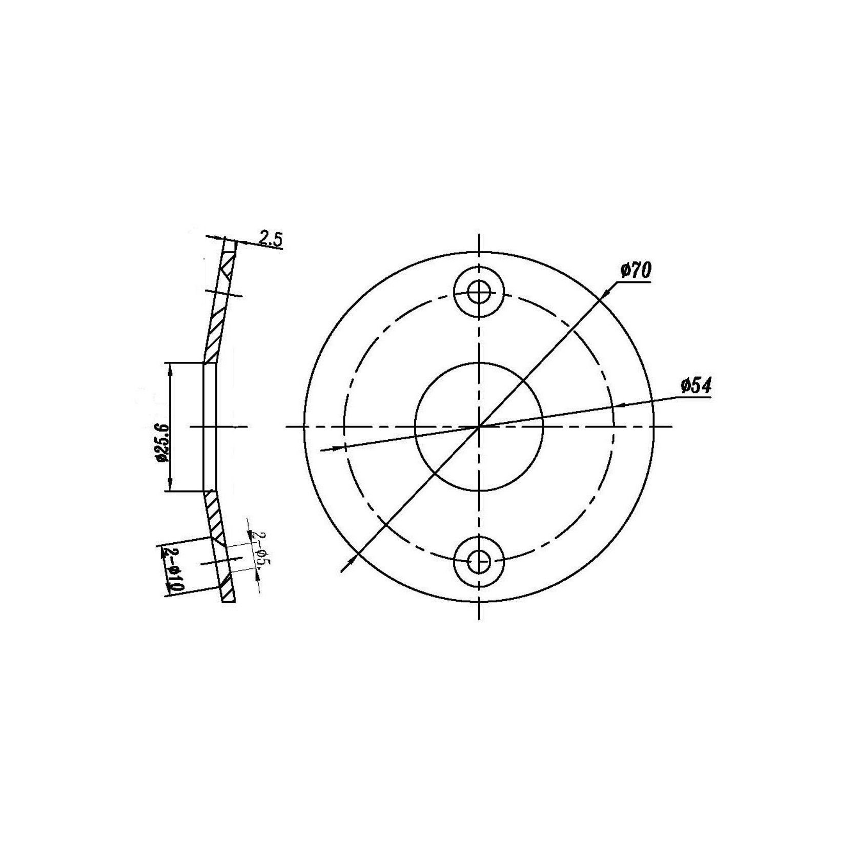 70 OD SS Coned Flanges gallery detail image