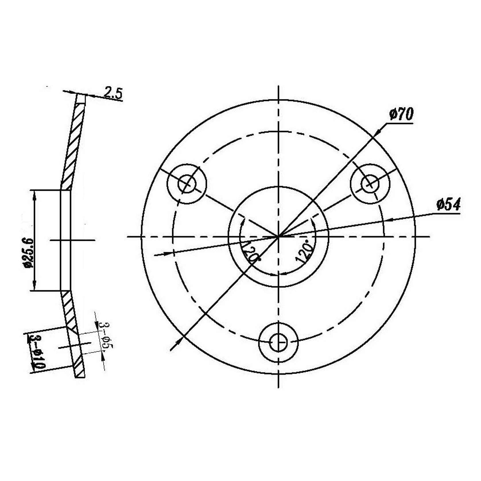 70 OD SS Coned Flanges gallery detail image