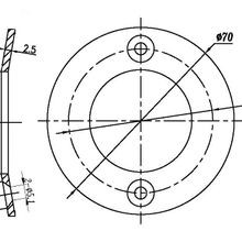 70 OD SS Coned Flanges gallery detail image