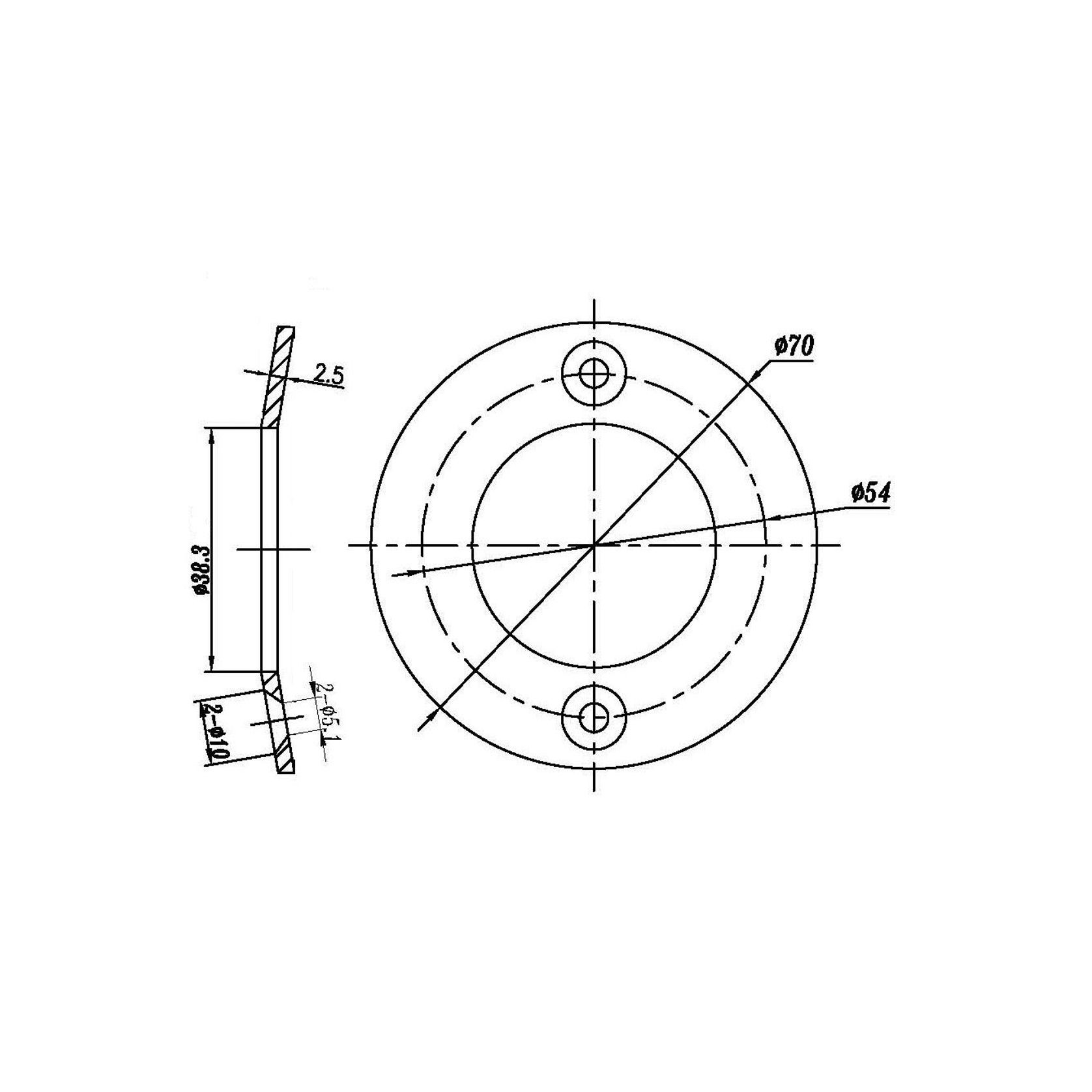 70 OD SS Coned Flanges gallery detail image