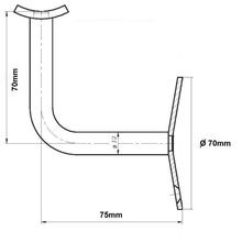Capri MS Handrail Bracket gallery detail image