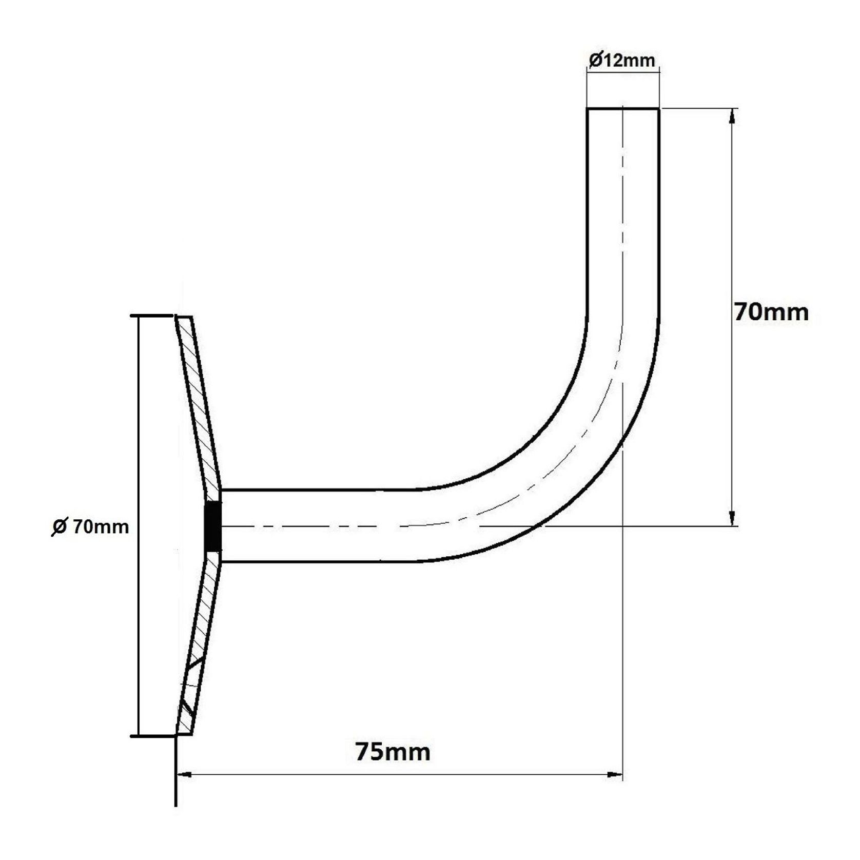 Capri Handrail Bracket gallery detail image