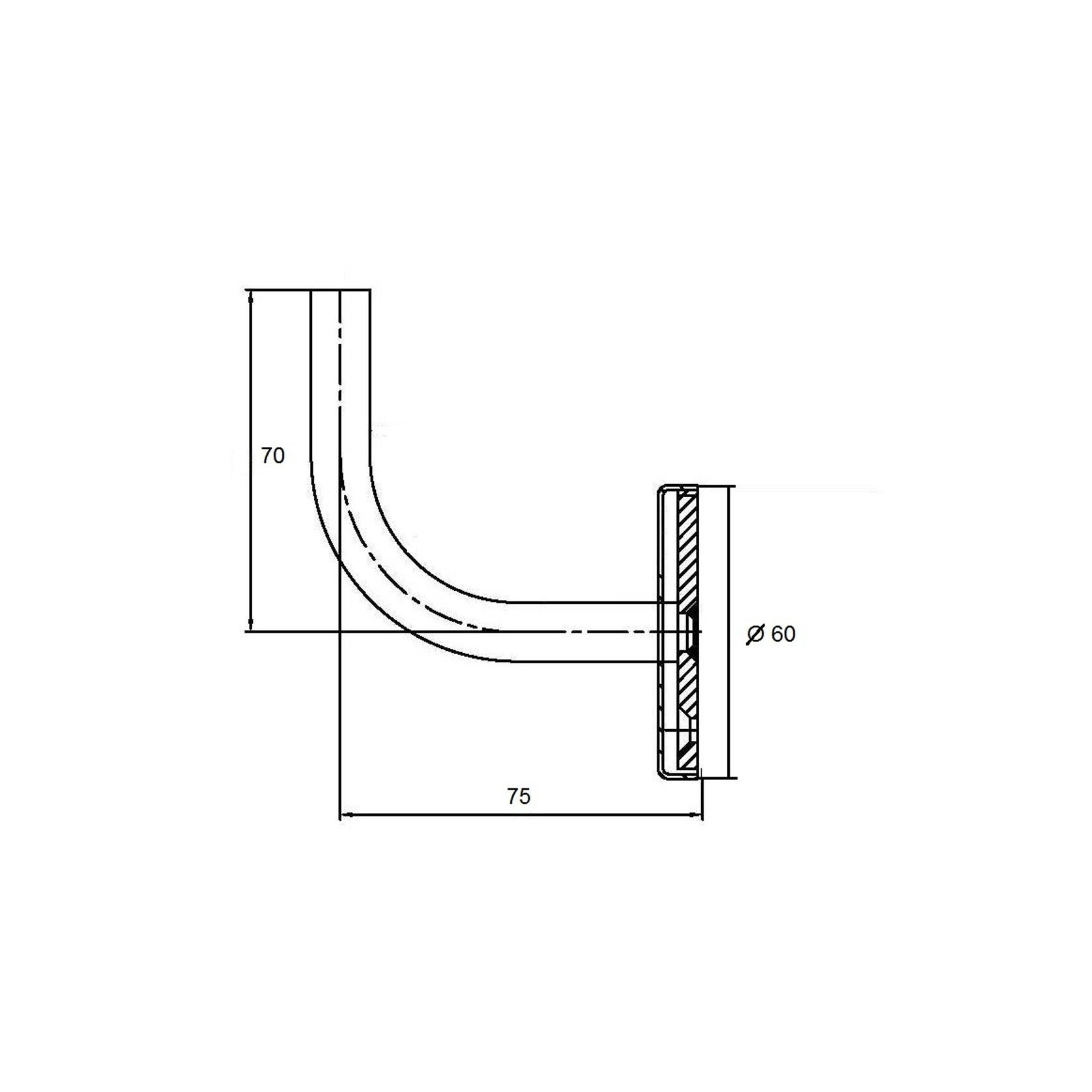 Milano Handrail Bracket gallery detail image