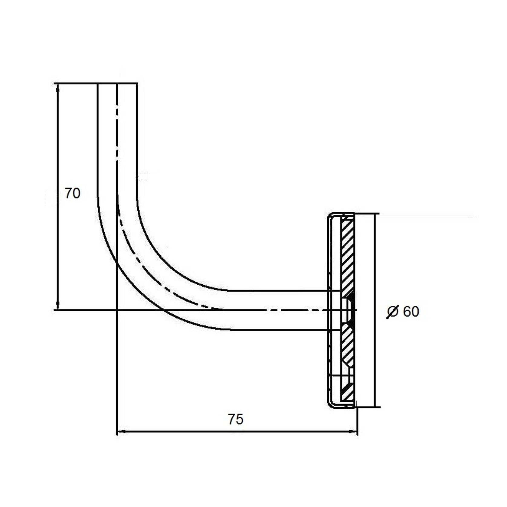 Milano Handrail Bracket gallery detail image