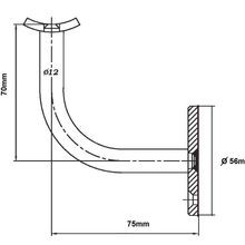 Vienna Handrail Bracket gallery detail image