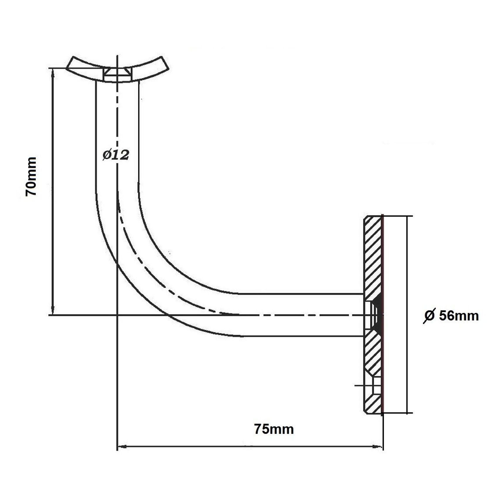 Vienna Handrail Bracket gallery detail image