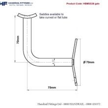 Capri Galv Handrail Bracket gallery detail image