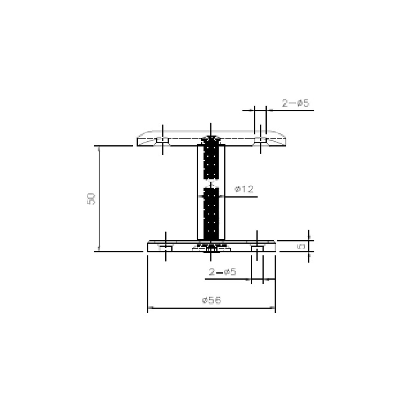 Stanchion 50mm high gallery detail image