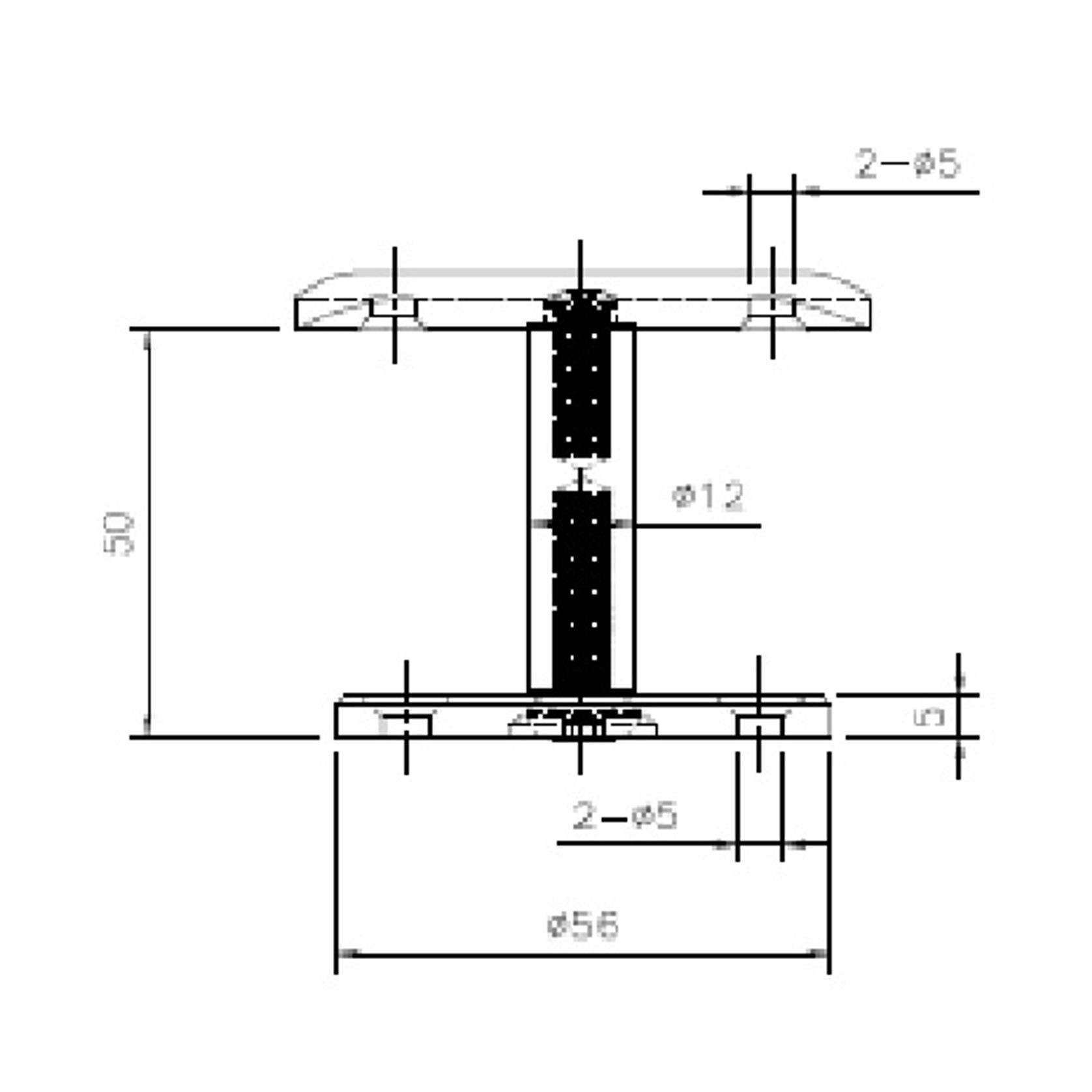 Stanchion 50mm high gallery detail image
