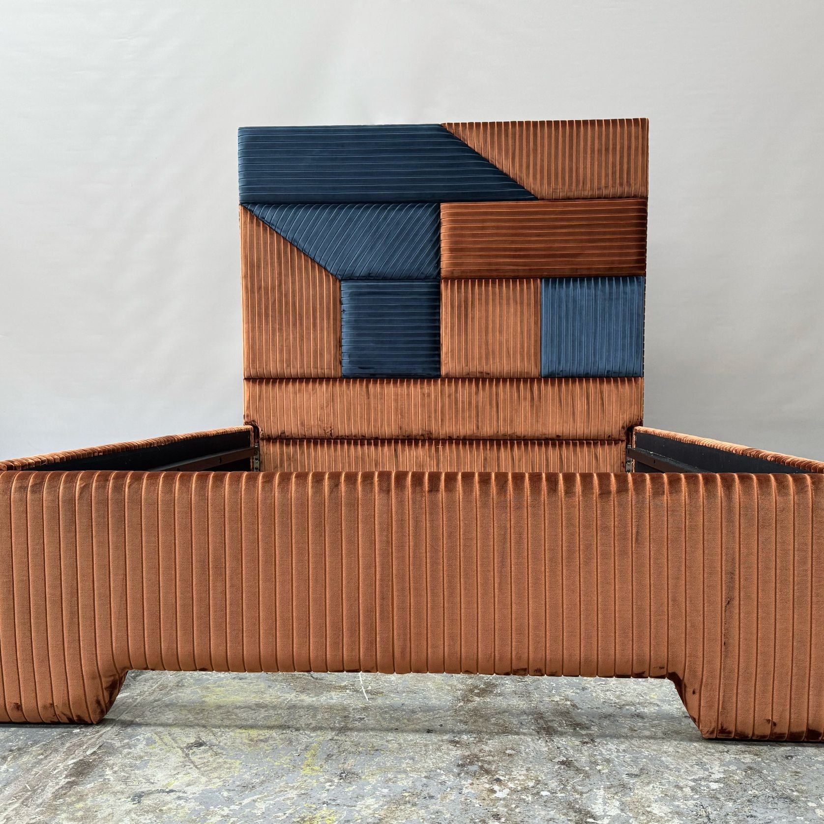 Geometric Bed Head in Orange gallery detail image