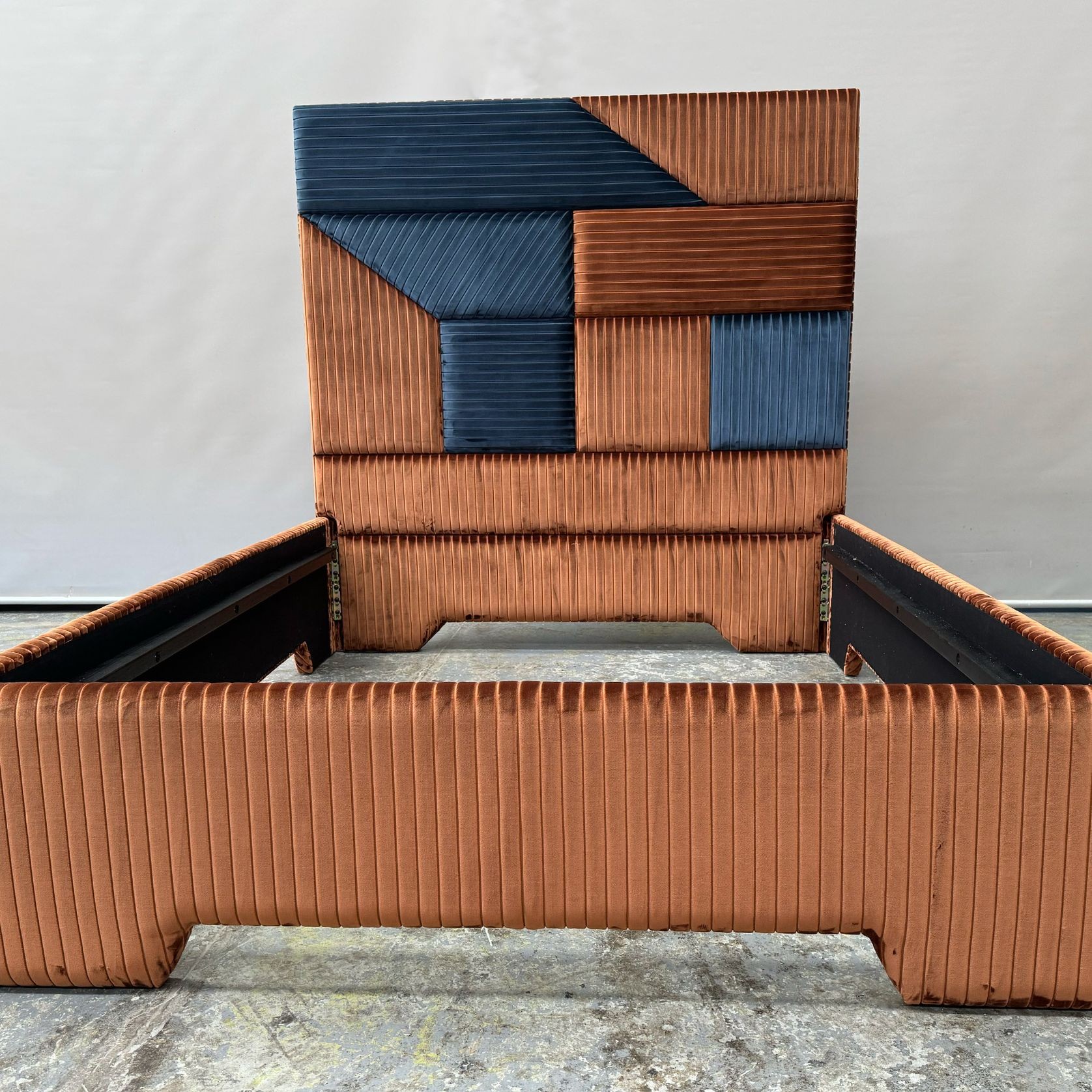 Geometric Bed Head in Orange gallery detail image