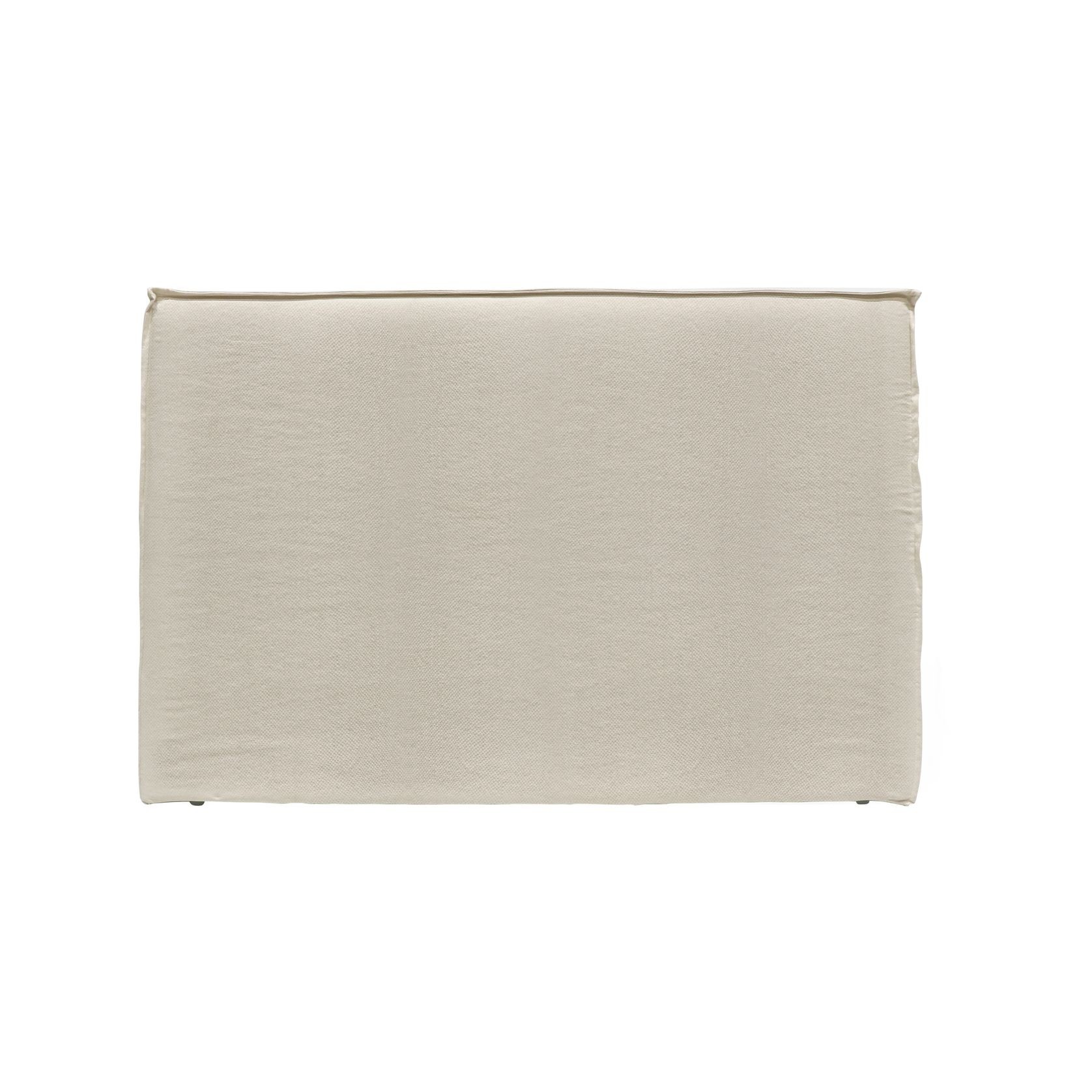 Keely Slipcover Headboard Queen Oatmeal ArchiPro NZ