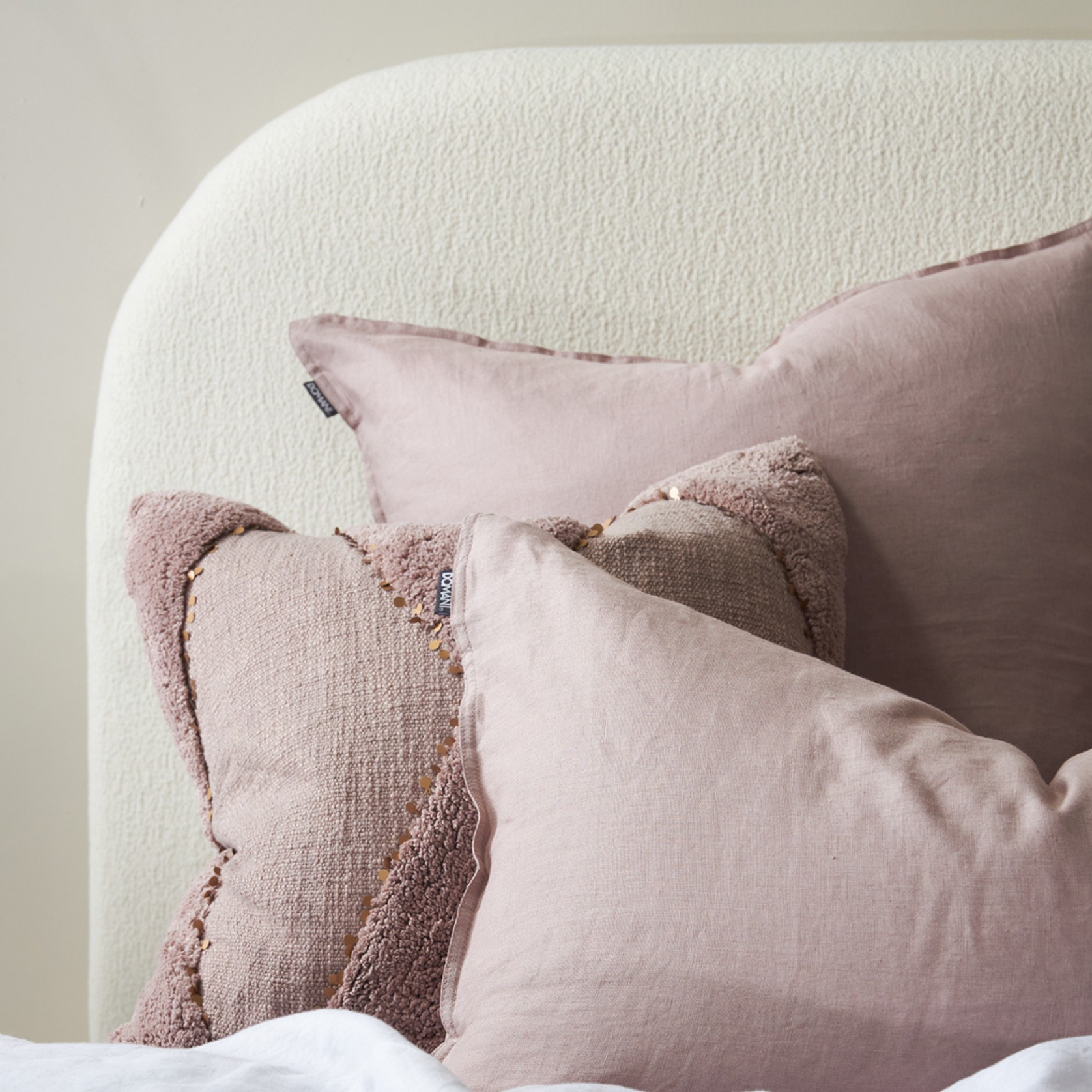 Freddy Boucle Headboard - Queen gallery detail image