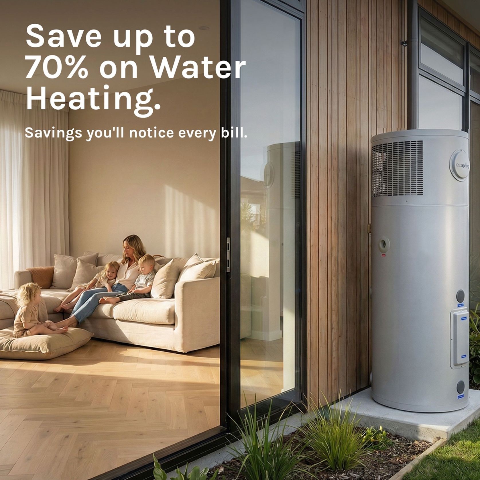 Heat Pump Hot Water Cylinders ECOS200 gallery detail image