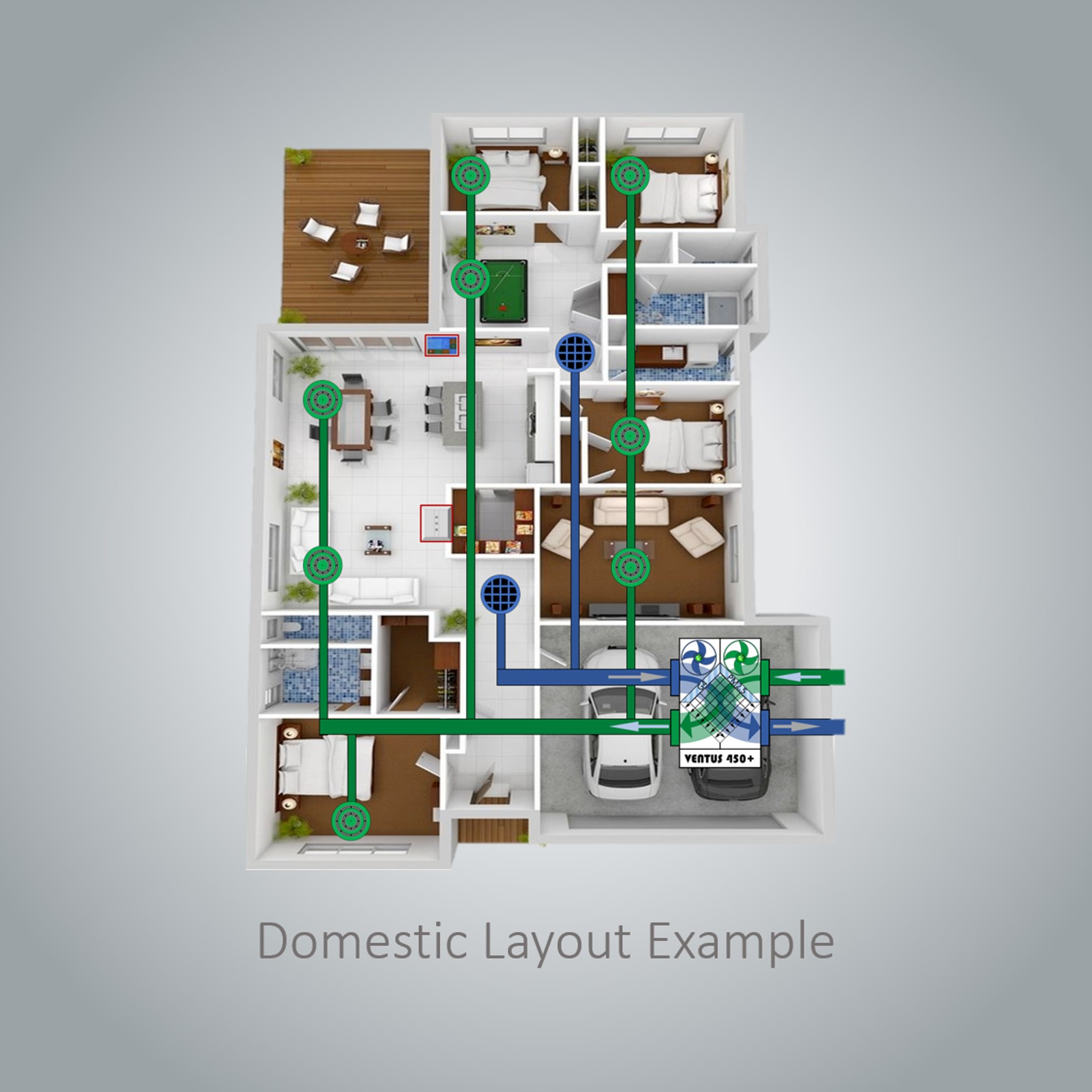 VENTUS 450+ Residential Balanced Ventilation with Heat Recovery gallery detail image