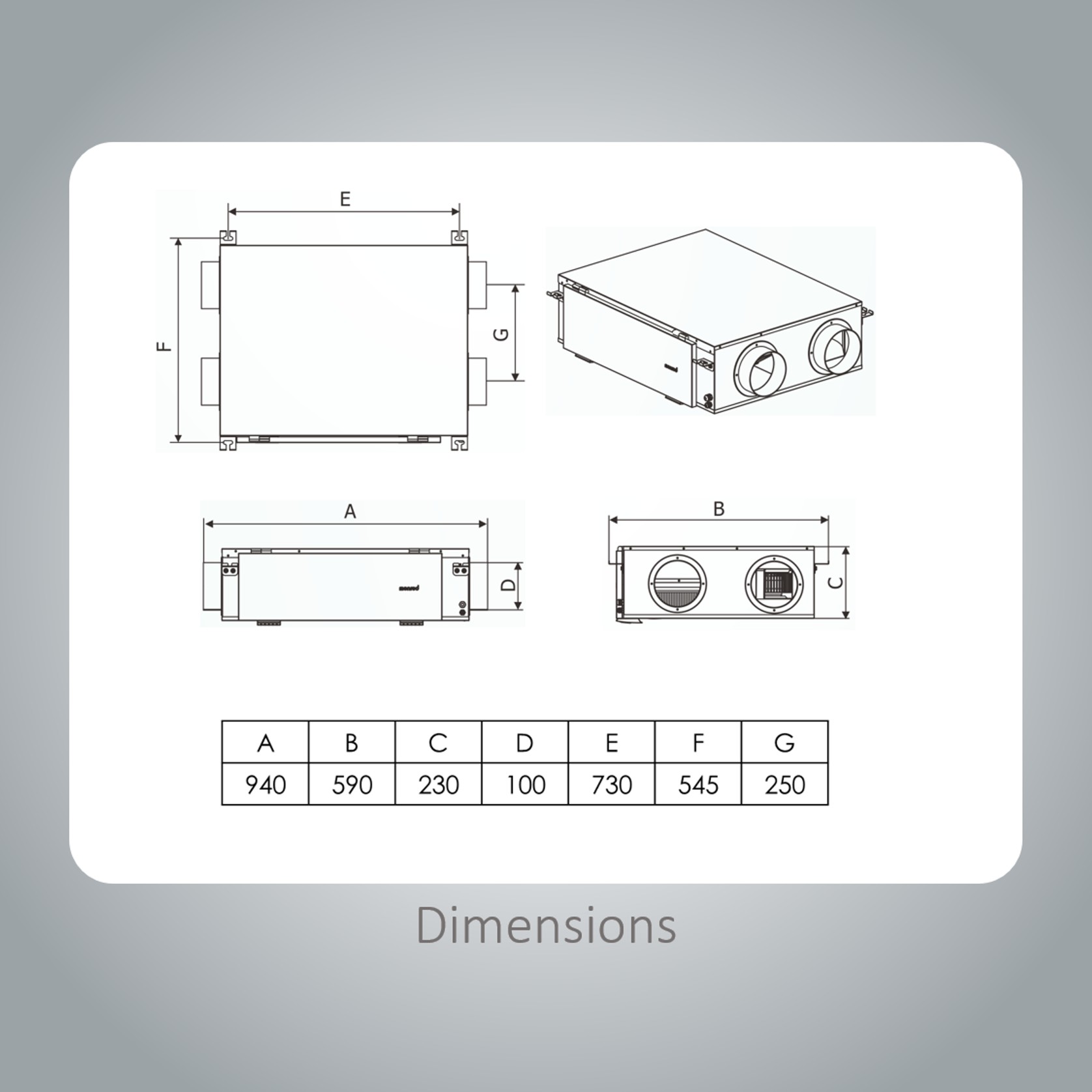 VENTUS 150 Ventilation System gallery detail image