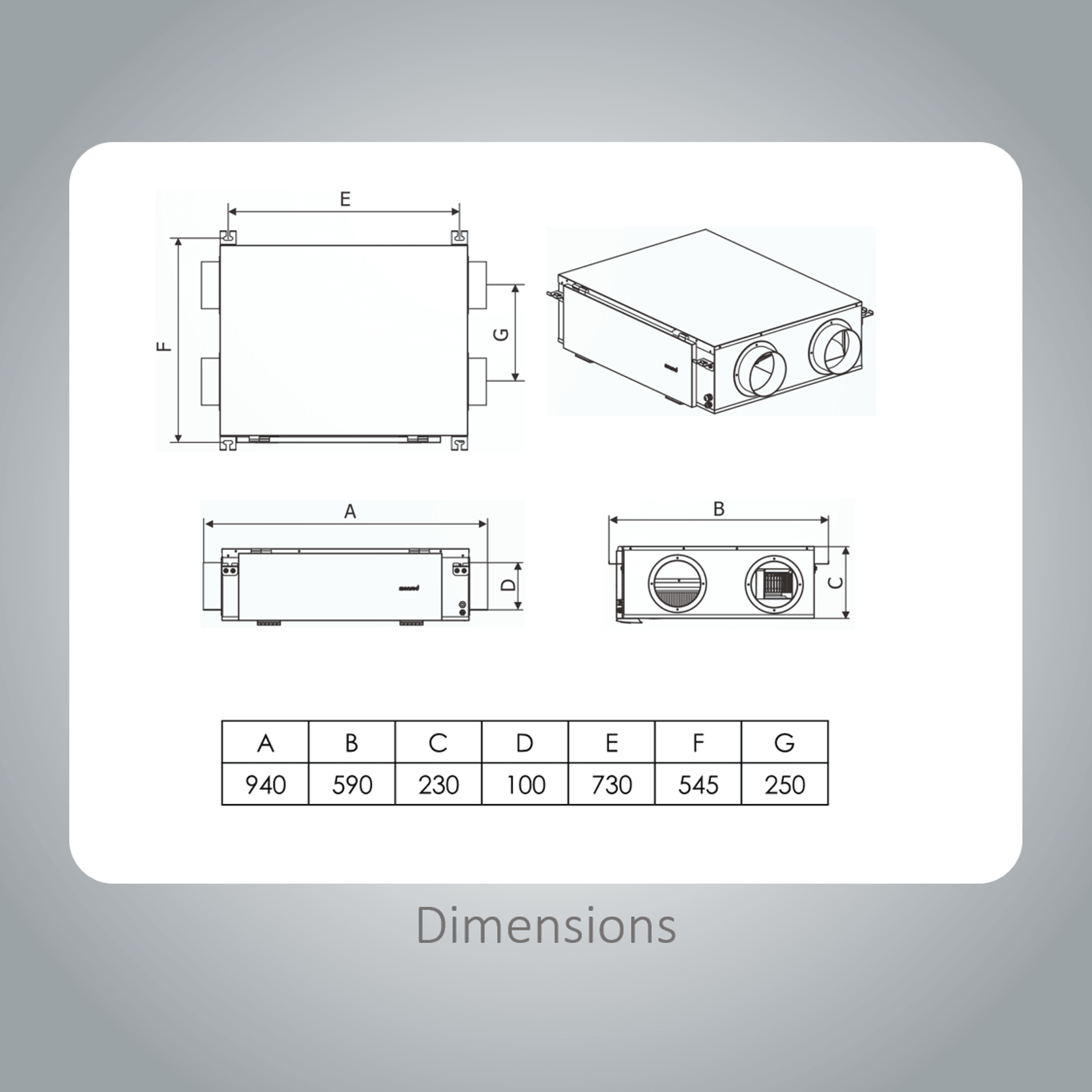 VENTUS 150 Ventilation System gallery detail image