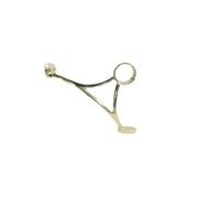 101 Brass Footrail Bracket gallery detail image