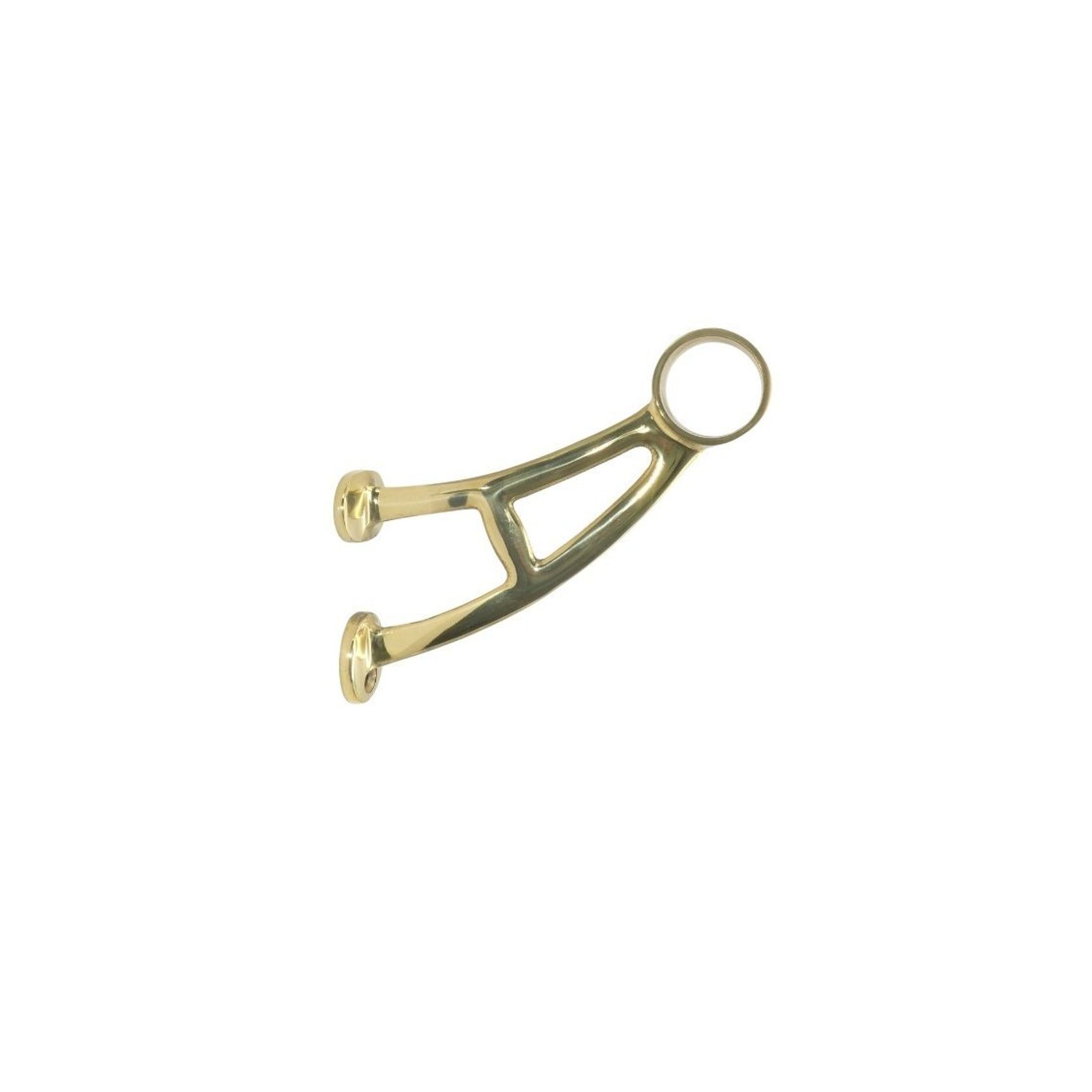102 Brass Footrail Bracket gallery detail image