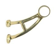 102 Brass Footrail Bracket gallery detail image