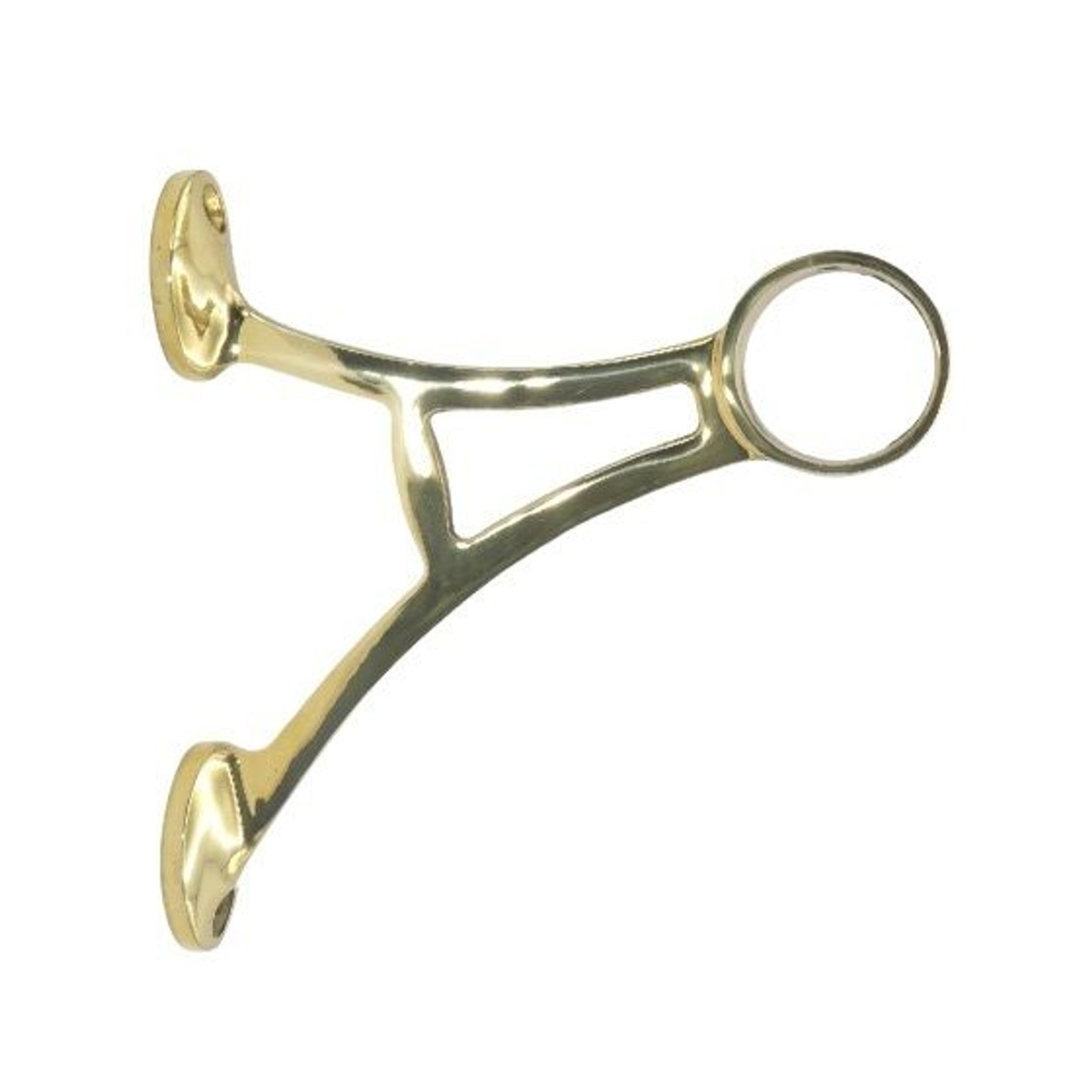 103 Brass Footrail Bracket gallery detail image