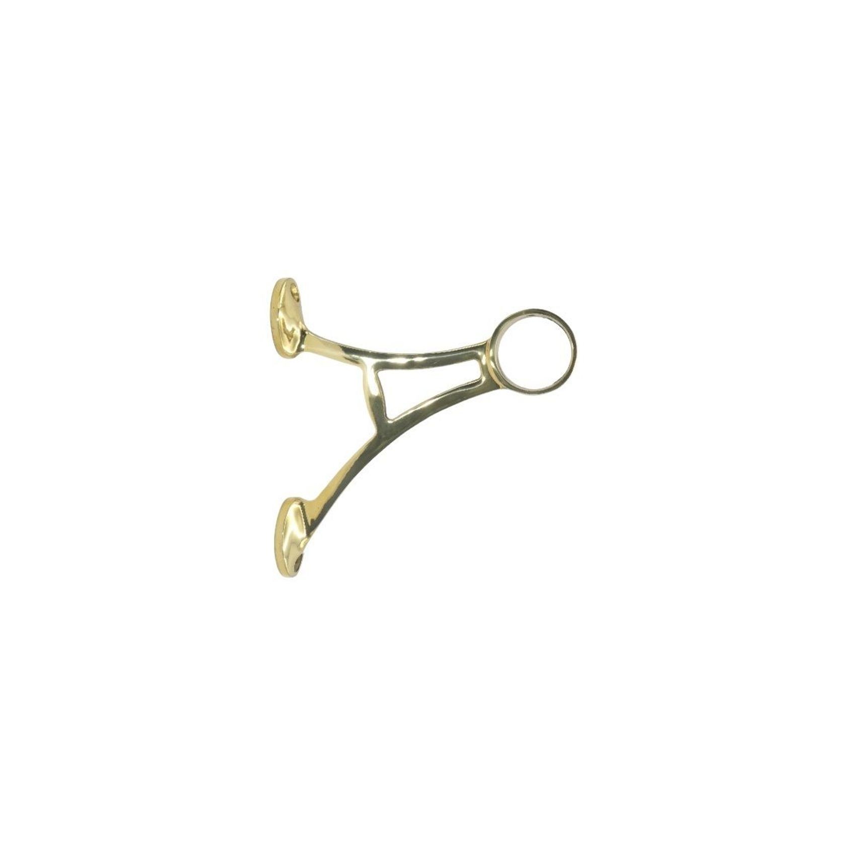 103 Brass Footrail Bracket gallery detail image