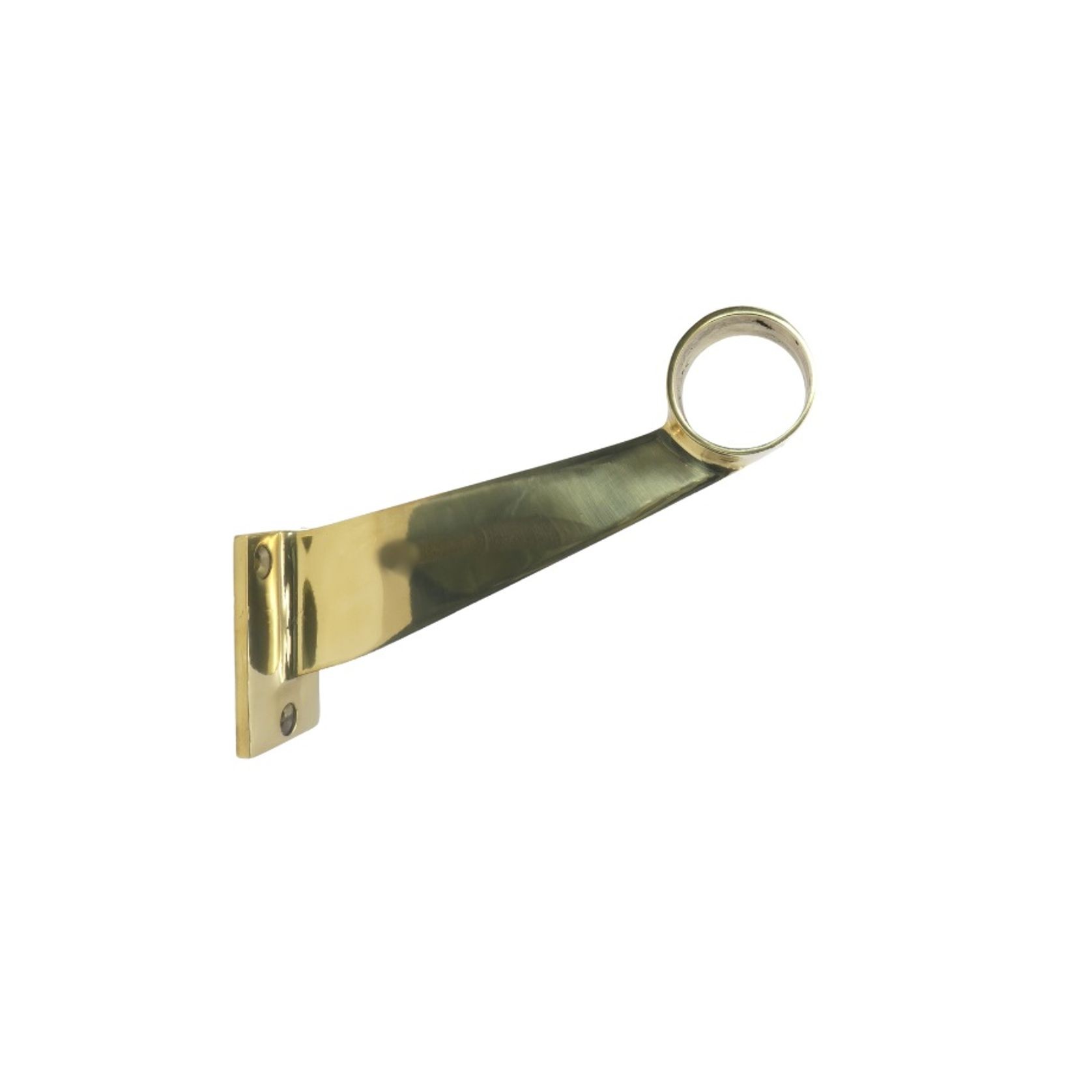 109 Brass Footrail Bracket gallery detail image