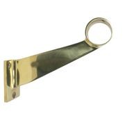 109 Brass Footrail Bracket gallery detail image