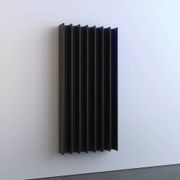 Double Gordon Heated Towel Rail | Black gallery detail image