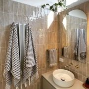 Double Gordon Heated Towel Rail | White gallery detail image