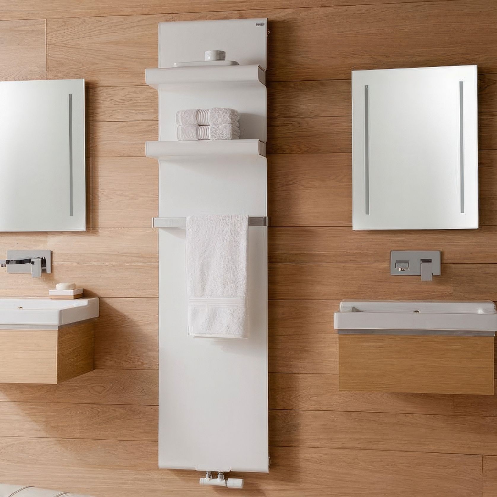 Rebel Heated Towel Rail gallery detail image