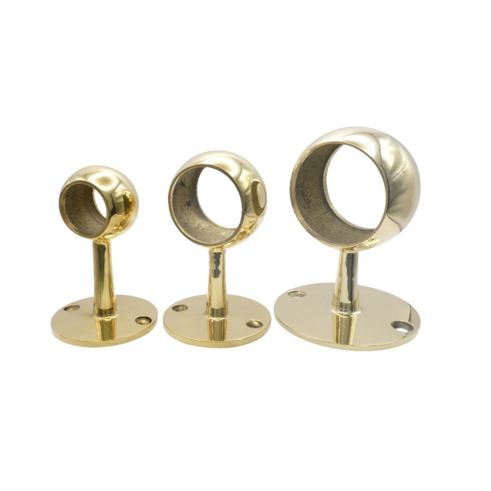 600 Brass Through Post - Short gallery detail image