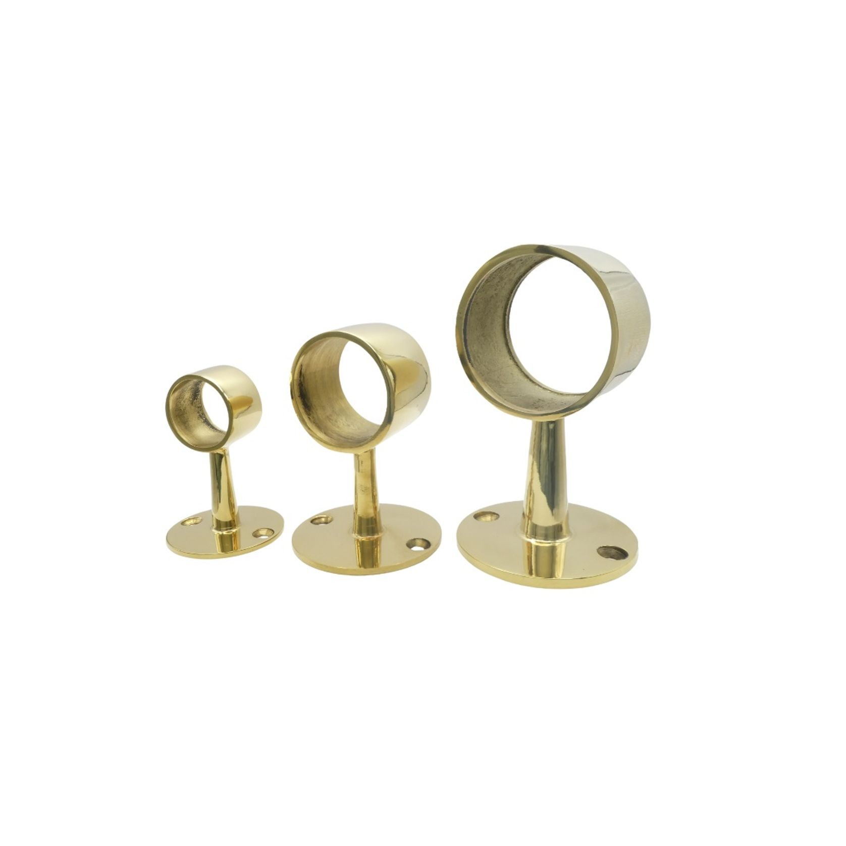 602 Brass Through Post - Short gallery detail image