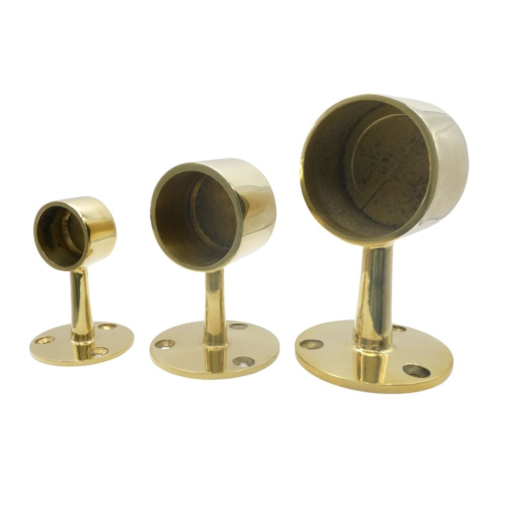 603 Brass End Post - Short gallery detail image