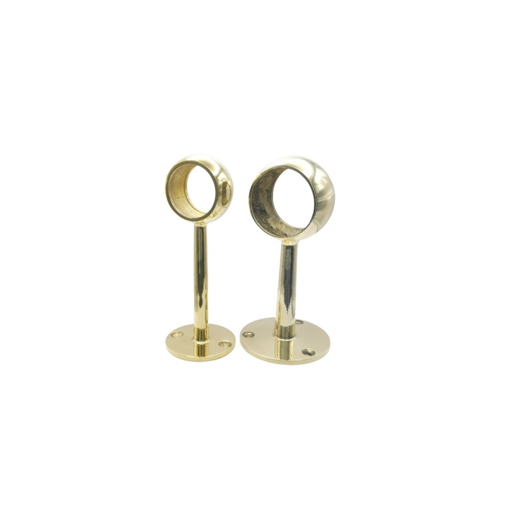 604 Brass Through Post - Tall gallery detail image