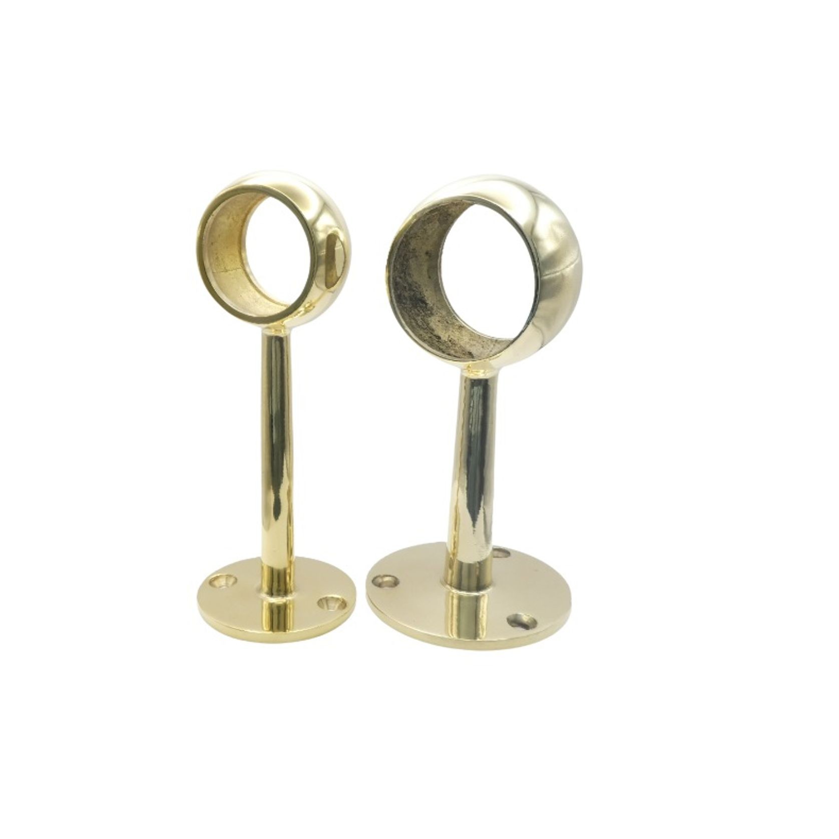 604 Brass Through Post - Tall gallery detail image
