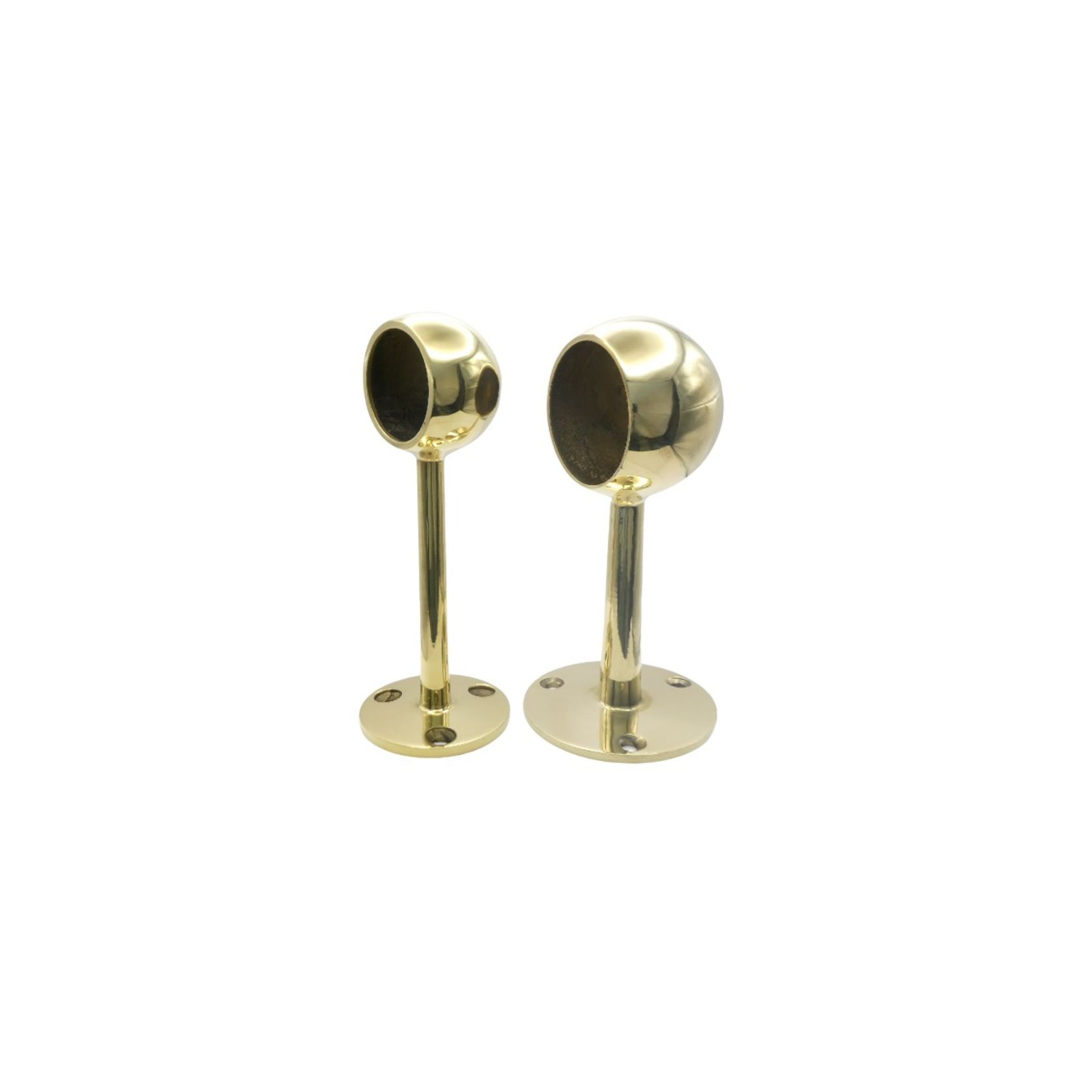 605 Brass End Post - Tall gallery detail image