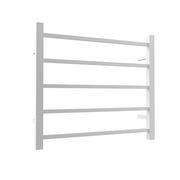 Quadro 5-Bar Heated Towel Rail - 600mm gallery detail image
