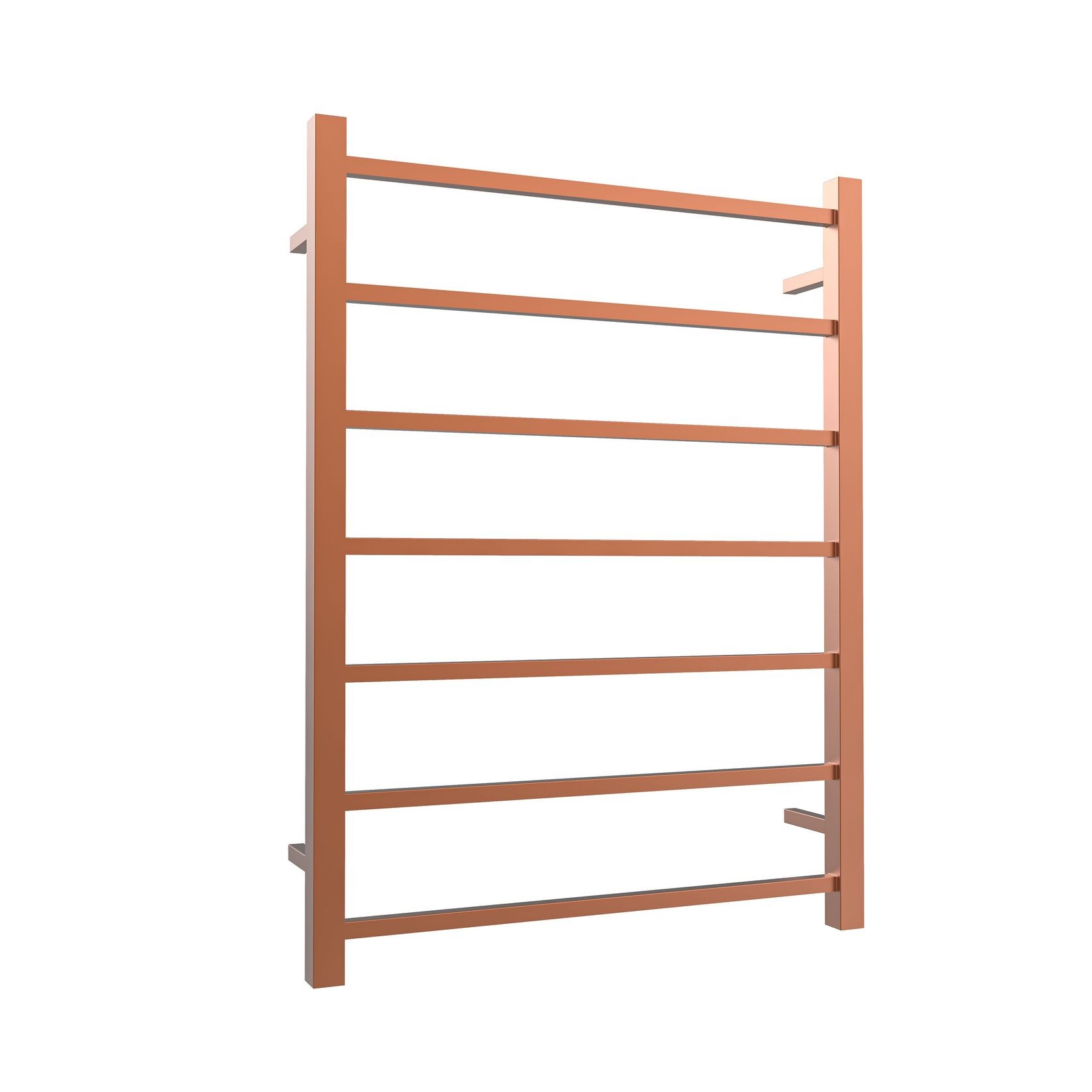 Quadro 7-Bar Heated Towel Rail - 600mm gallery detail image