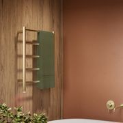 NATURAL 5 Bar 500mm Straight Heated Towel Rail with PTSelect Switch gallery detail image