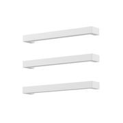 Largo Square Heated Towel Rail - 632mm gallery detail image